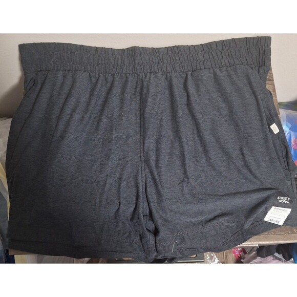 Athletic Works Pants - Athletic Works ButterCore Moisture Wick Shorts Black Women's XXL